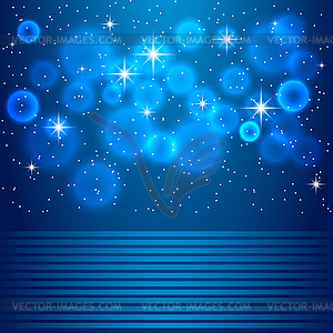 Пространство синий фон - изображение в векторном формате