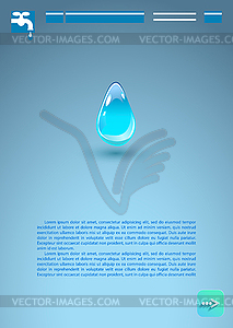 Water Drop - vector clip art