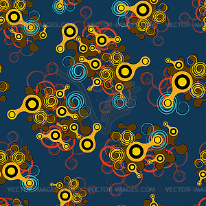 Seamless pattern. Modern stylish texture. - vector clipart