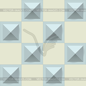 Texture diamond plate seamless. Metal or plastic - vector clipart