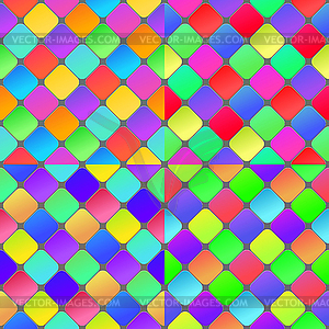 Colorful geometrical abstract seamless pattern - vector clipart