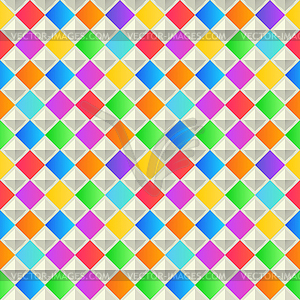 Abstract geometric background. Colorful seamless - vector clip art