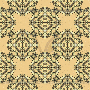 Seamless pattern or forged elements. Modern style - vector image