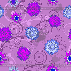 Seamless abstract hand-drawn pattern - vector clip art