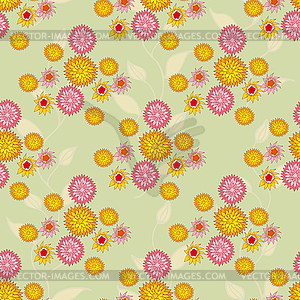 Seamless abstract hand-drawn pattern - vector image