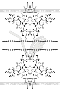 Элементы оформления страницы или монограммы. Может быть использован - иллюстрация в векторе