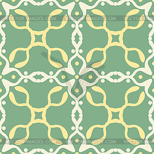 Seamless geometric kaleidoscope pattern in retro - vector clipart