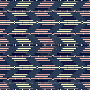Modern elegant seamless pattern of vertical - royalty-free vector clipart