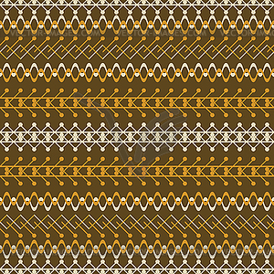 Seamless rustic pattern in brown and orange - vector EPS clipart