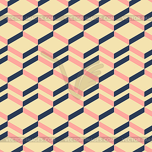Seamless pattern of multiple zigzag forming - vector image