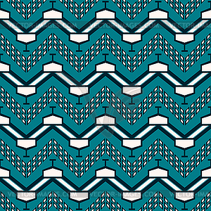 Seamless geometric pattern with striped and dashed - vector image