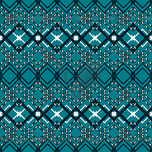 Seamless geometric blue and white pattern with - color vector clipart