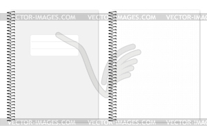 Точечная сетка, связанная с ноутбуком, реалистичный макет - векторизованный клипарт