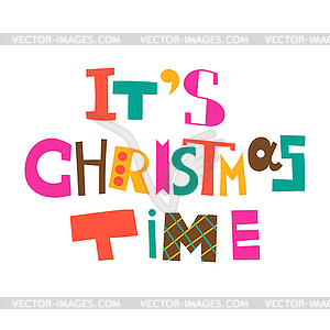 It`s Рождество - изображение в векторном формате