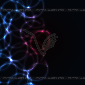 Abstract luminous background. Vector illustration. - vector clipart