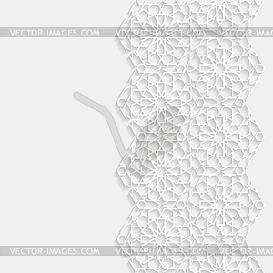 Abstract background with traditional ornament - vector clip art