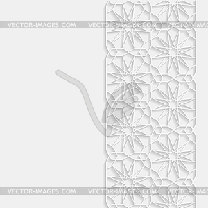 Abstract background with traditional ornament - vector image