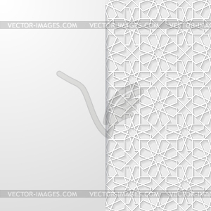 Abstract background with traditional ornament - vector image