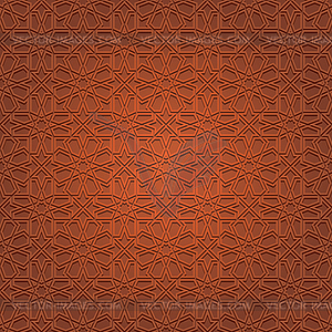 Seamless pattern with traditional ornament - vector clipart