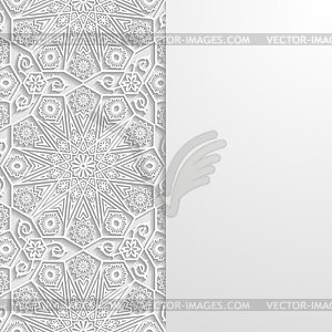 Abstract background with traditional ornament.  - vector clip art