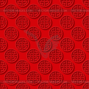 Traditional seamless Chinese background - vector image