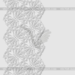 Abstract background with traditional ornament - vector clipart