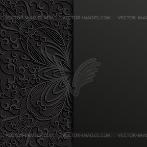 Abstract floral background - vector clipart