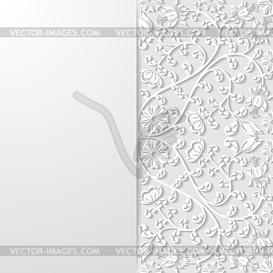 Абстрактный цветочный фон - клипарт в векторе / векторное изображение