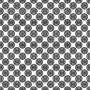 Traditional Chinese seamless pattern - vector image