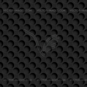 Seamless black geometric pattern - vector image