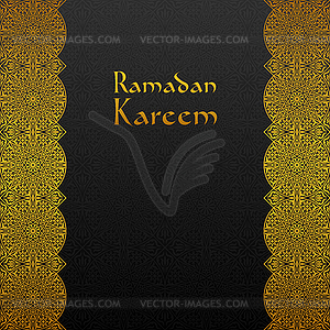 Floral frame with traditional ornament - vector image