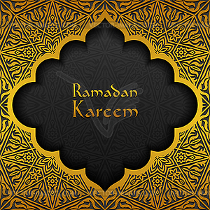 Floral background with traditional ornament - vector image