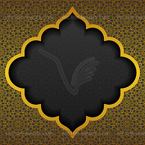 Background with traditional ornament - vector image