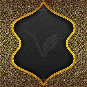 Background with traditional ornament - vector image