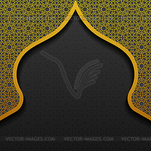 Background with traditional ornament - vector clipart / vector image