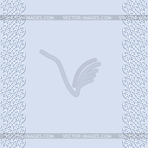 Background with traditional ornament - vector image
