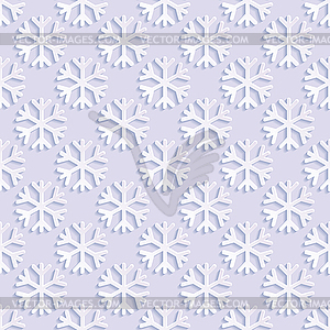 Seamless pattern with snowflakes - vector clip art