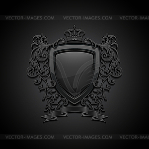 Coat of arms. Decorative background - vector clipart