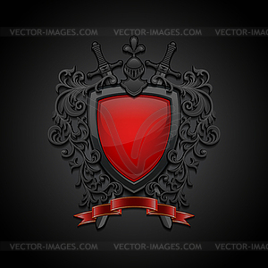 Coat of arms. Decorative symbol - vector clipart