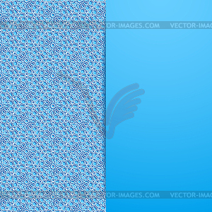 Background with traditional floral ornament - vector image
