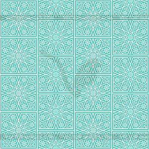 Seamless pattern with floral ornament - vector clipart