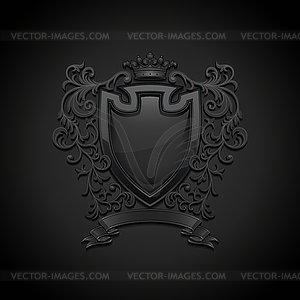 Старинный герб - изображение в векторе / векторный клипарт