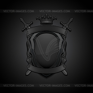 Vintage coat of arms - vector clip art
