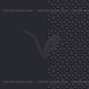 Decorative background with traditional ornament - vector image
