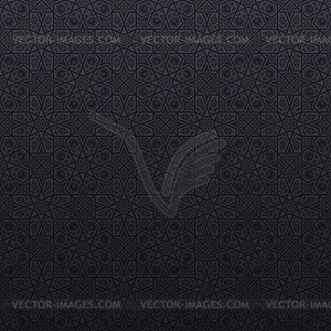 Background with decorative floral ornament - vector image