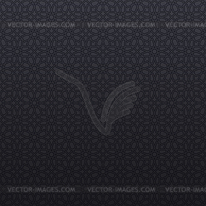 Background with decorative traditional ornament - white & black vector clipart