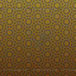 Background with decorative traditional floral - vector clipart