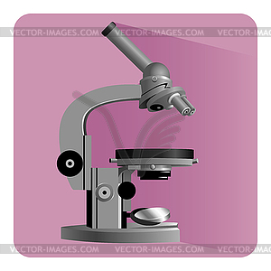 An optical microscope - royalty-free vector image