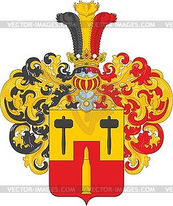 Efimov family coat of arms - vector image