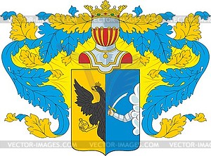 Ignatiev family coat of arms - vector clip art